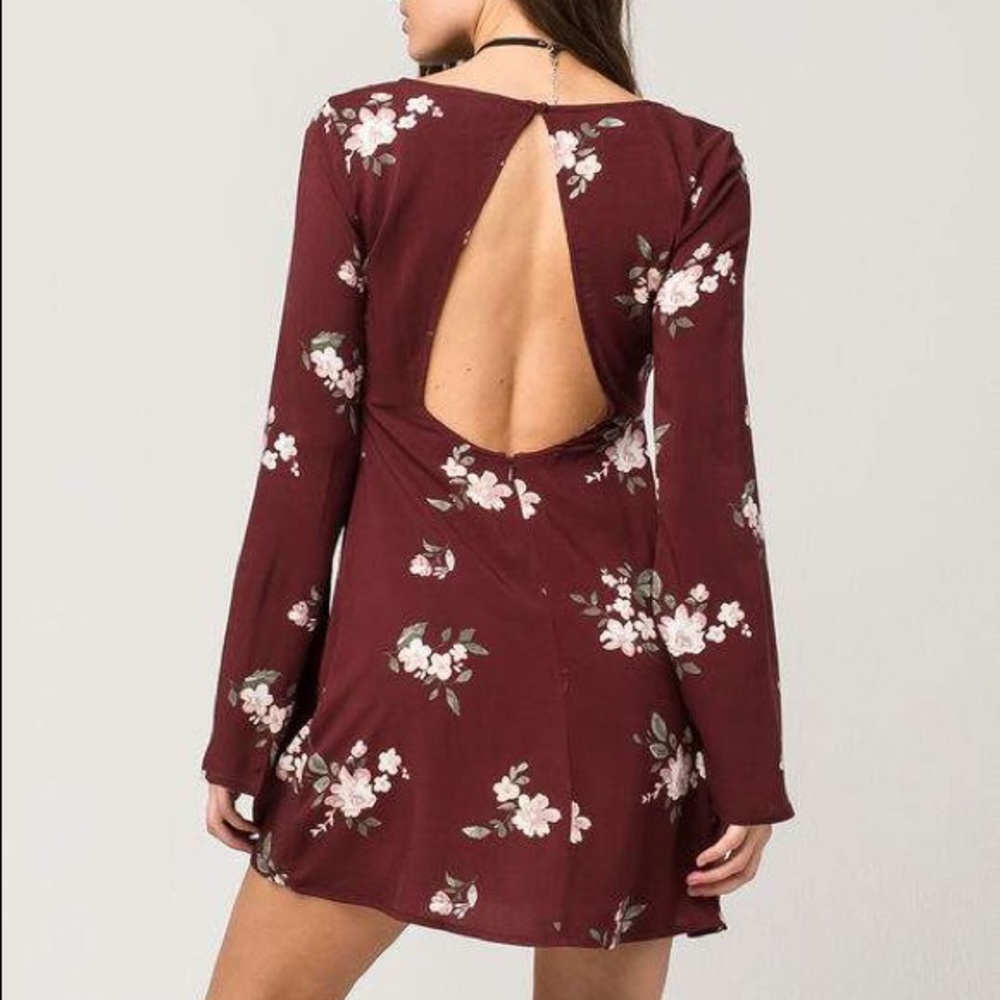 ✨FULL TILT Fit And Flare Floral Dress - BURGA✨